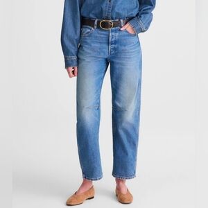 Madewell NWT The Darted Barrel-Leg Jean 31T